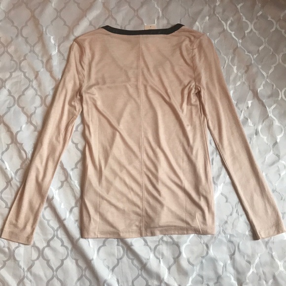 Blush pink long sleeve top - Picture 3 of 3